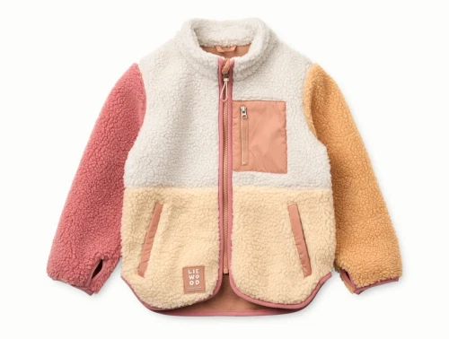 Liewood Nolan fleecejakke i farvemix med lynlås  